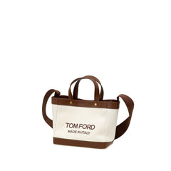 Beige Cotton Tote Bag