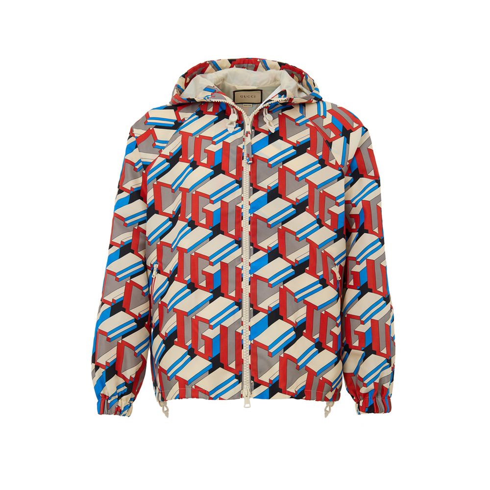 Multicolor Polyamide Jackets &amp; Coat