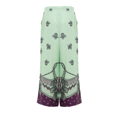 Green Silk Pant