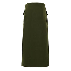 Green Wool Skirt