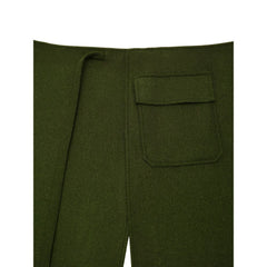 Green Wool Skirt