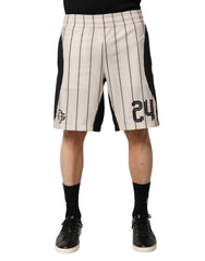 Off White Polyester DG Logo Sweatshorts Shorts
