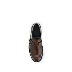 Brown Calf Leather Bos Taurus Oxfords And Derbies