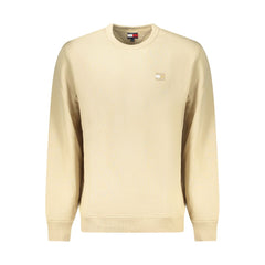 Beige Cotton Men Sweater