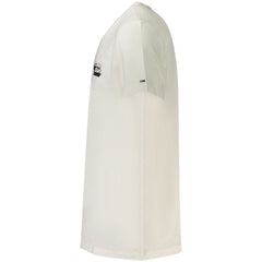 تي شيرت قطني أبيض للرجال