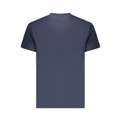 Blue Cotton Men's T-Shirt
