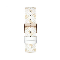 White Leather Watch