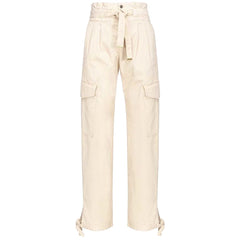 White Cotton Jeans & Pant