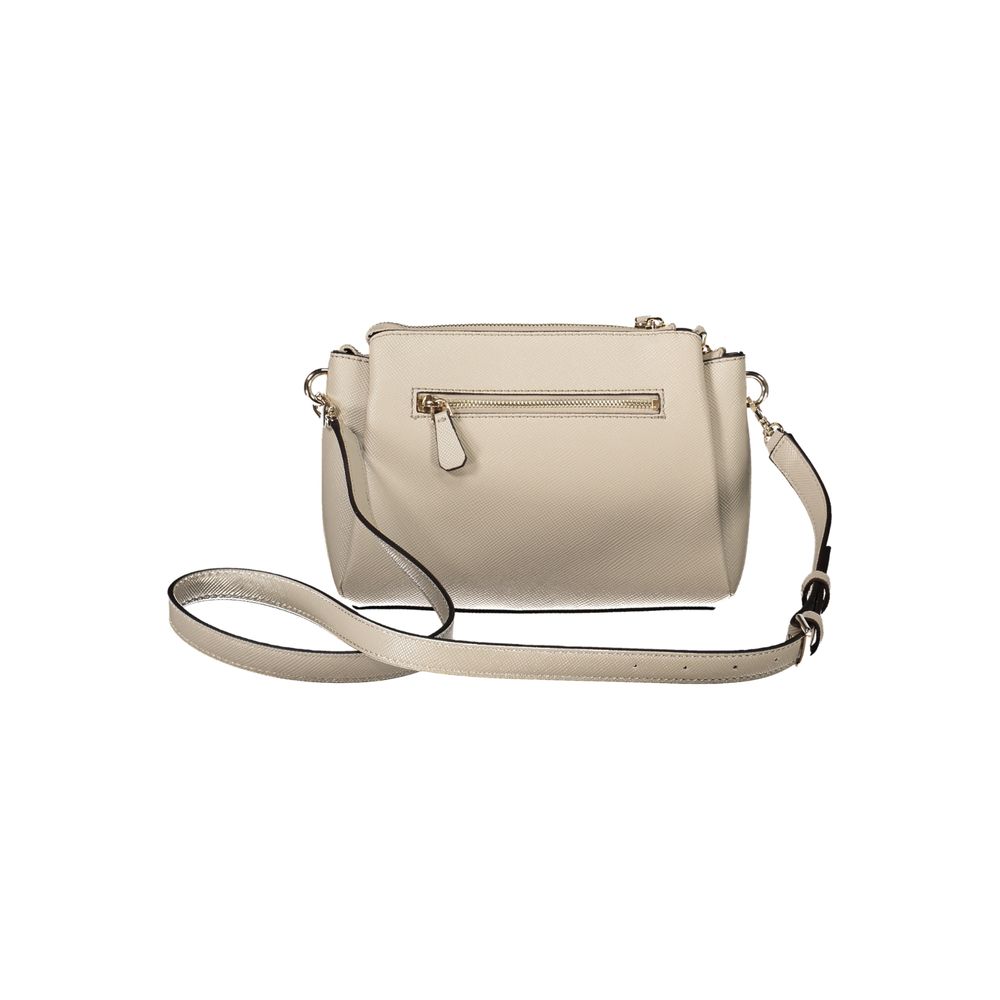 Beige Polyethylene Handbag