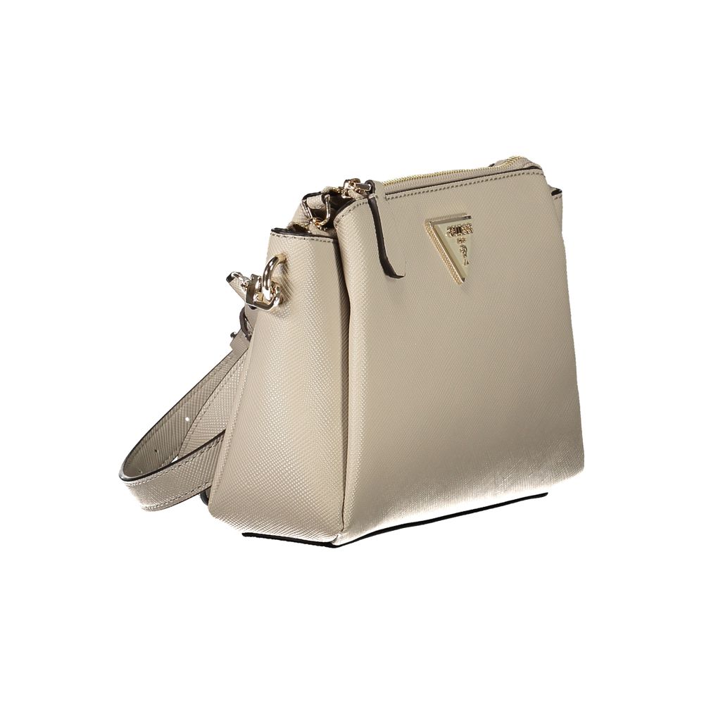 Beige Polyethylene Handbag