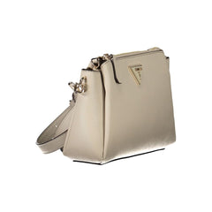 Beige Polyethylene Handbag