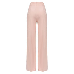 Pink Polyester Jeans & Pant