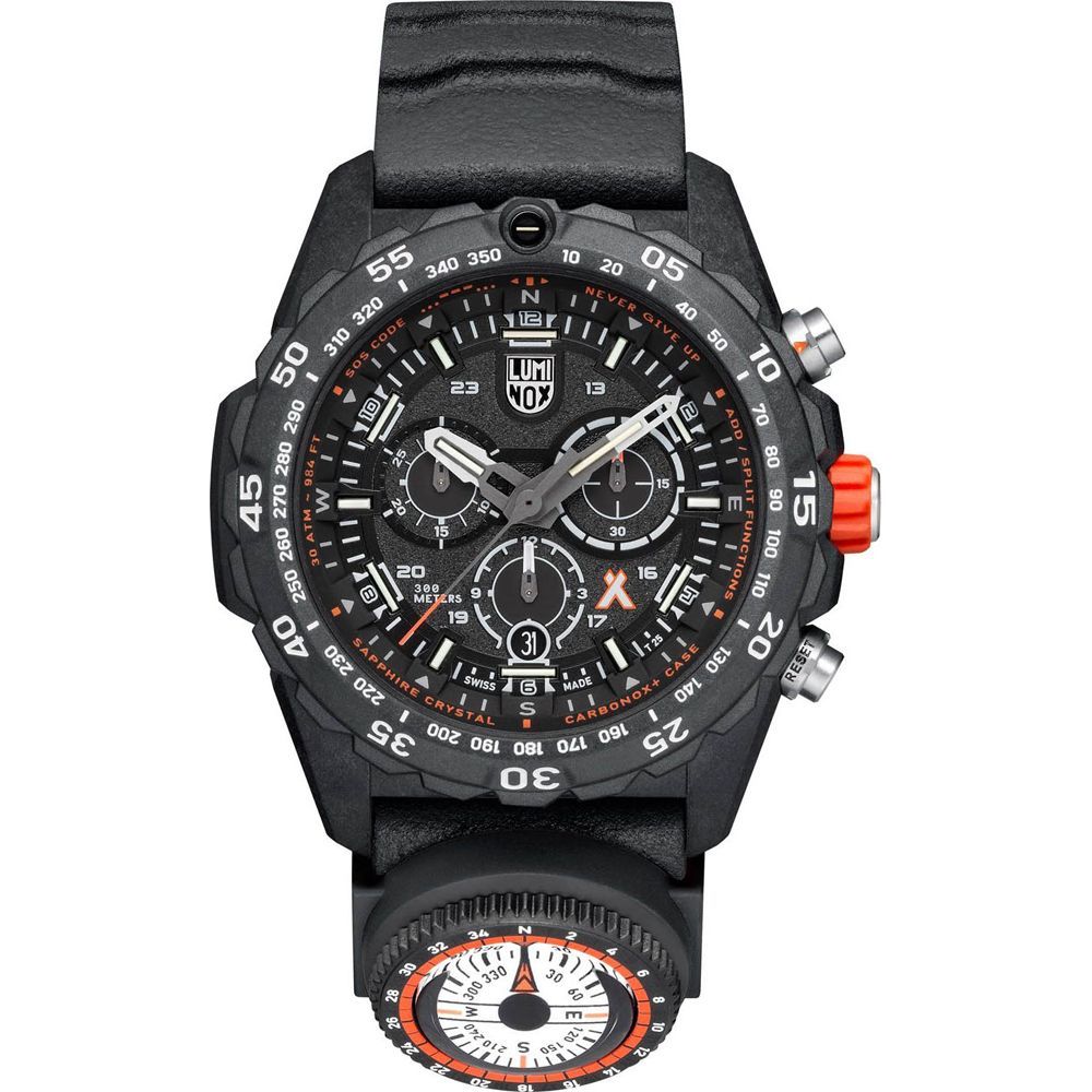 Black Rubber Sport Watch