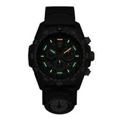 Black Rubber Sport Watch