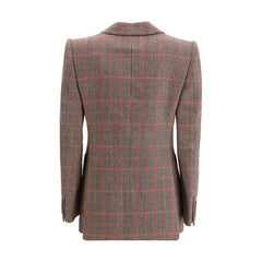 Wool plaid Blazer