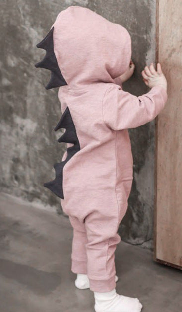 Dinosaur hooded jumpsuit