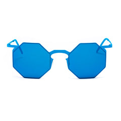 Blue Metal Sunglasses