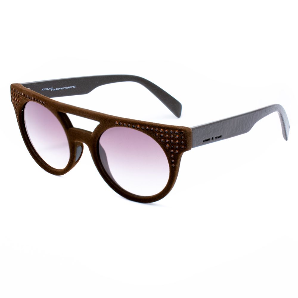 نظارة شمسية أسيتات بنية اللون