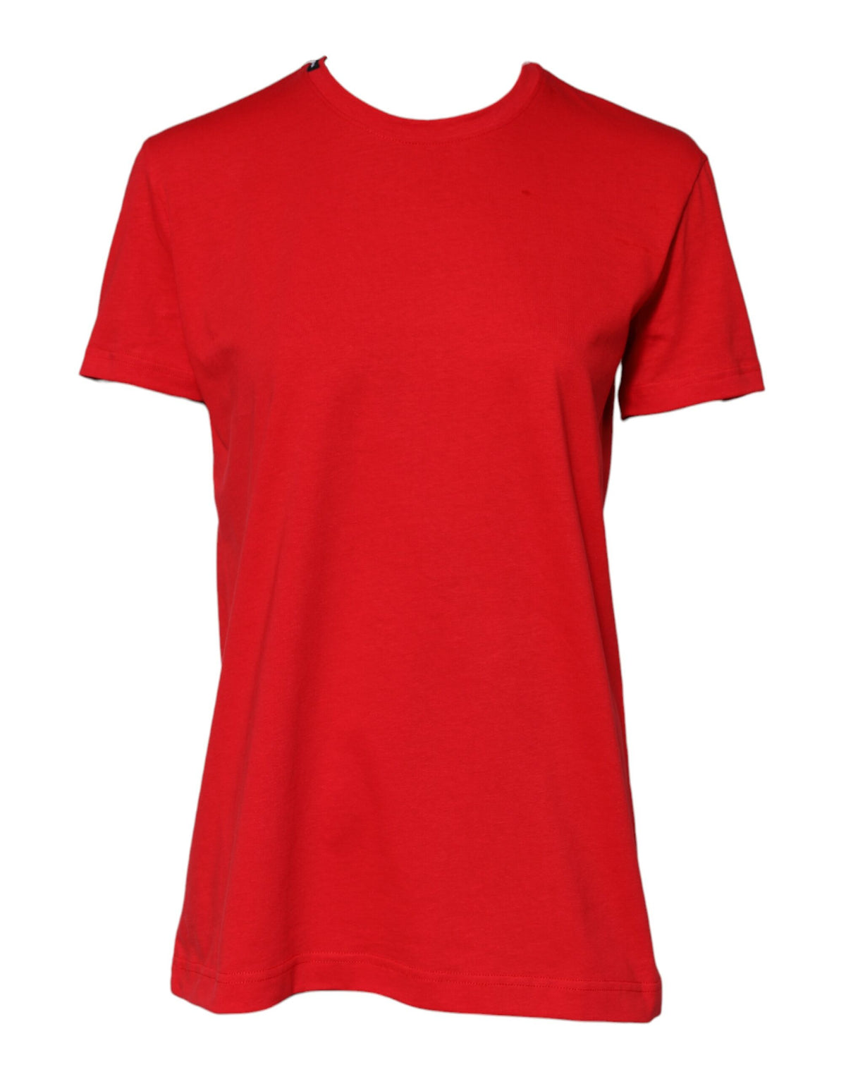 Red Short Sleeves Crew Neck Casual Top T-Shirt