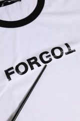 White Cotton Crew Neck Cropped Top T-Shirt