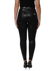 Black High Waist Skinny GRACE Denim Jeans