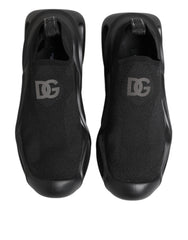 Black Slip On Wave Low Top Men Sneaker Shoes