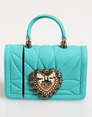 Turquoise Silicone Devotion Heart Cover Bag Airpods Case