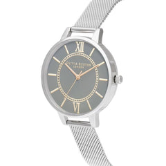 Silver Stainless Steel Dress Watch