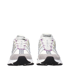 Beige Fabric Athletic Sneakers