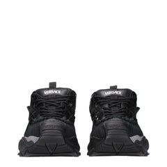 Black Leather Athletic Sneakers