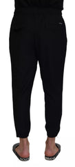 Black Jogger Wool Jogging Trouser