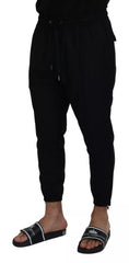 Black Jogger Wool Jogging Trouser