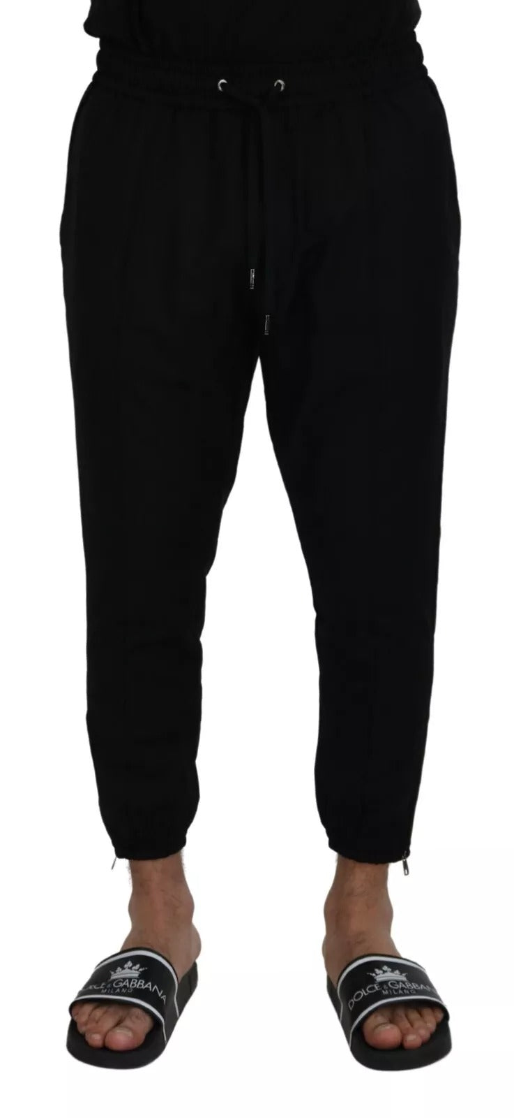 Black Jogger Wool Jogging Trouser