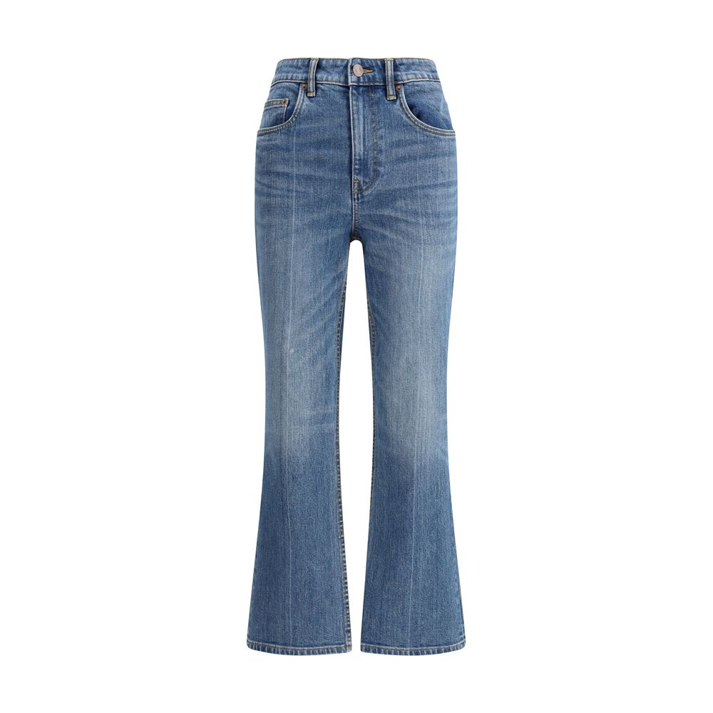 Cropped flare jeans