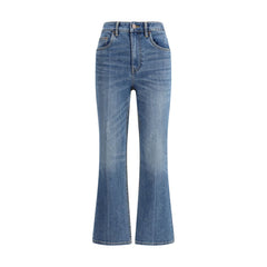 Cropped flare jeans