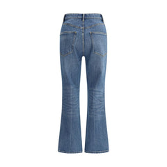 Cropped flare jeans