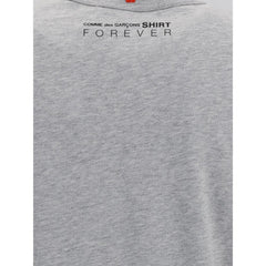 تي شيرت قطني رمادي