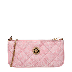 Pink Fabric Crossbody Bags