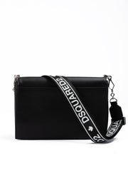 Black Leather Messenger Bag