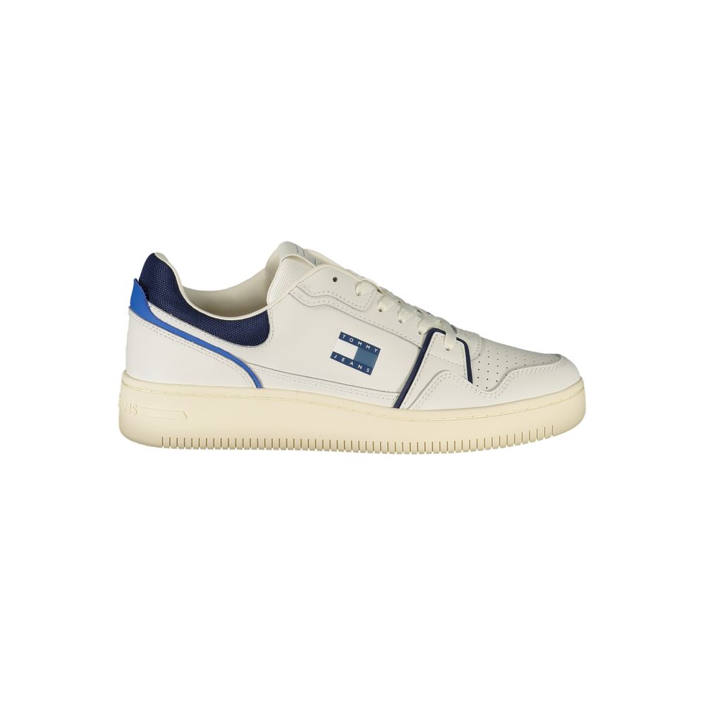 Bianco Polyurethane Men Sneaker