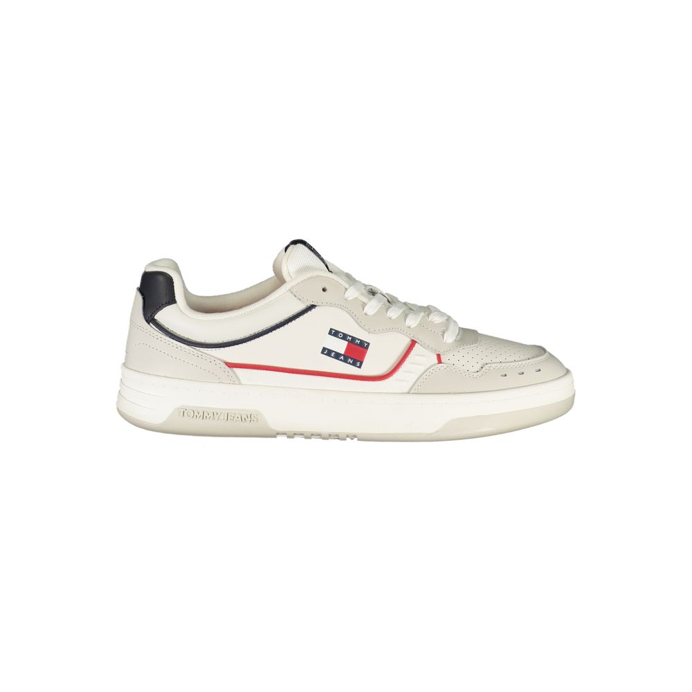 Bianco Poliuretano Uomo Sneaker