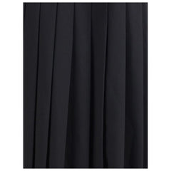 Pleated midi skirt