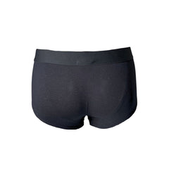 Black Cotton Men Boxer
