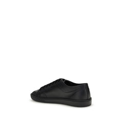 Black Calf Leather Bos Taurus Low Top Sneakers