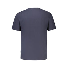 Blu Cotton Men T-Shirt