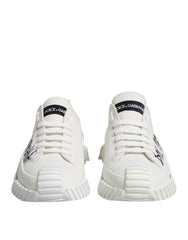 White Logo Graffiti Low Top Sneakers Shoes