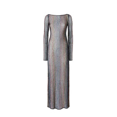 Handcrafted Knit Midi Dress