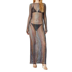 Handcrafted Knit Midi Dress