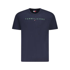 Blue Cotton Men's T-Shirt