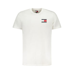 White Cotton Men's T-Shirt